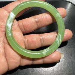 BEAUTIFUL REAL JADE BRACELET SIZE 6.5 FOR SALE 