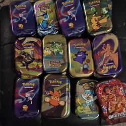 Pokemon Tins ,Cards For Sale 
