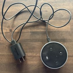 Amazon Echo Dot (2nd Gen) with Charger – Alexa Smart Speaker