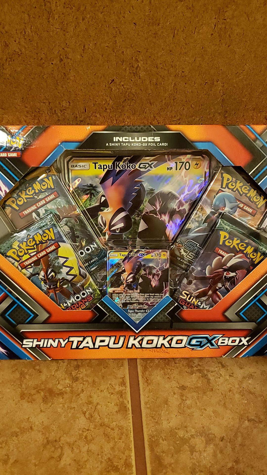 Pokemon Shiny Tapu Koko GX Box  Pokemon, Pokemon trading card, Cool pokemon