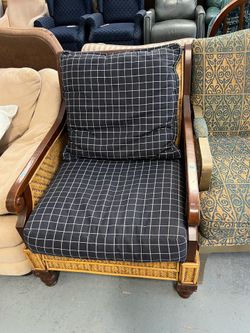 Trinidad woven wicker armchair (in store)