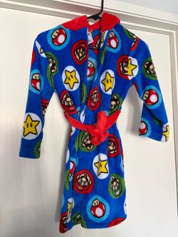 Boys size small (6/7) Mario brothers robe