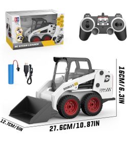 RC Skid Steer Loader Toy for Kids,1:14 Scale Remote Control