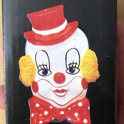 Vtg NIB Ceramic Mask Clown Face