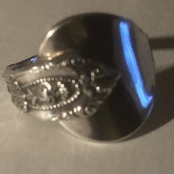 Sterling Silver Spoon Ring