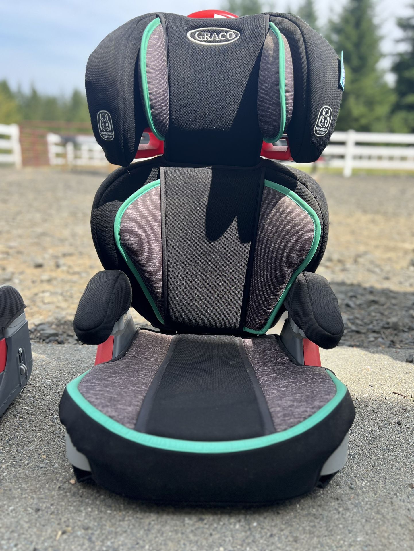 Graco High Back Car Booster Seat Convertible Adjustable Height