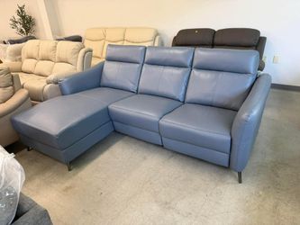 3-Seat L Shape Section Sofa With One Power Recliner