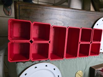 Milwaukee Packout organization insert boxes/bins.