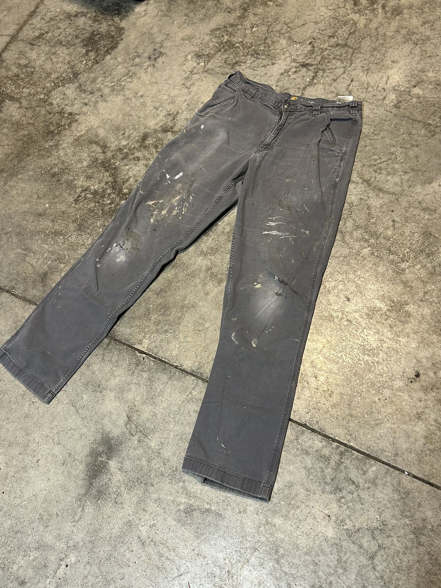 Gray Carhartt Work Pants