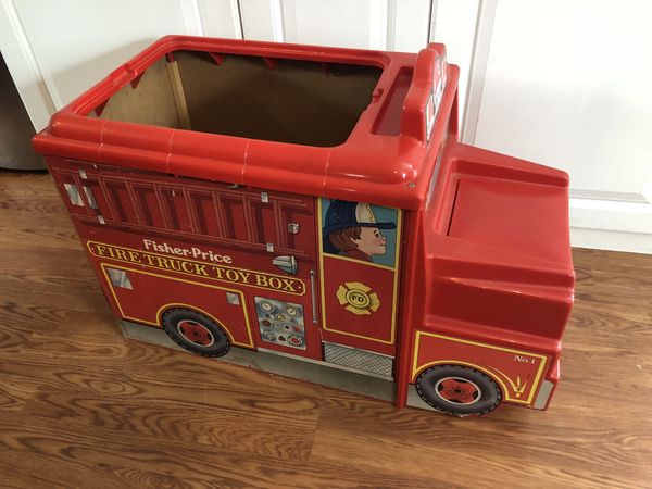 fire truck toy boxes