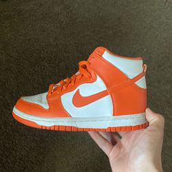 Nike Dunks Hi- Tops Orange
