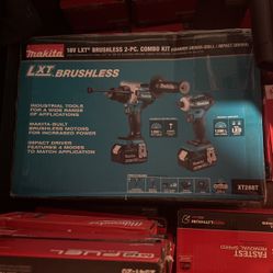Makita 18V LXT Brushless Combo Drill Kit XT288T