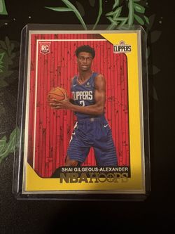 2018-19 Panini Hoops #262 Shai Gilgeous-Alexander rookie card