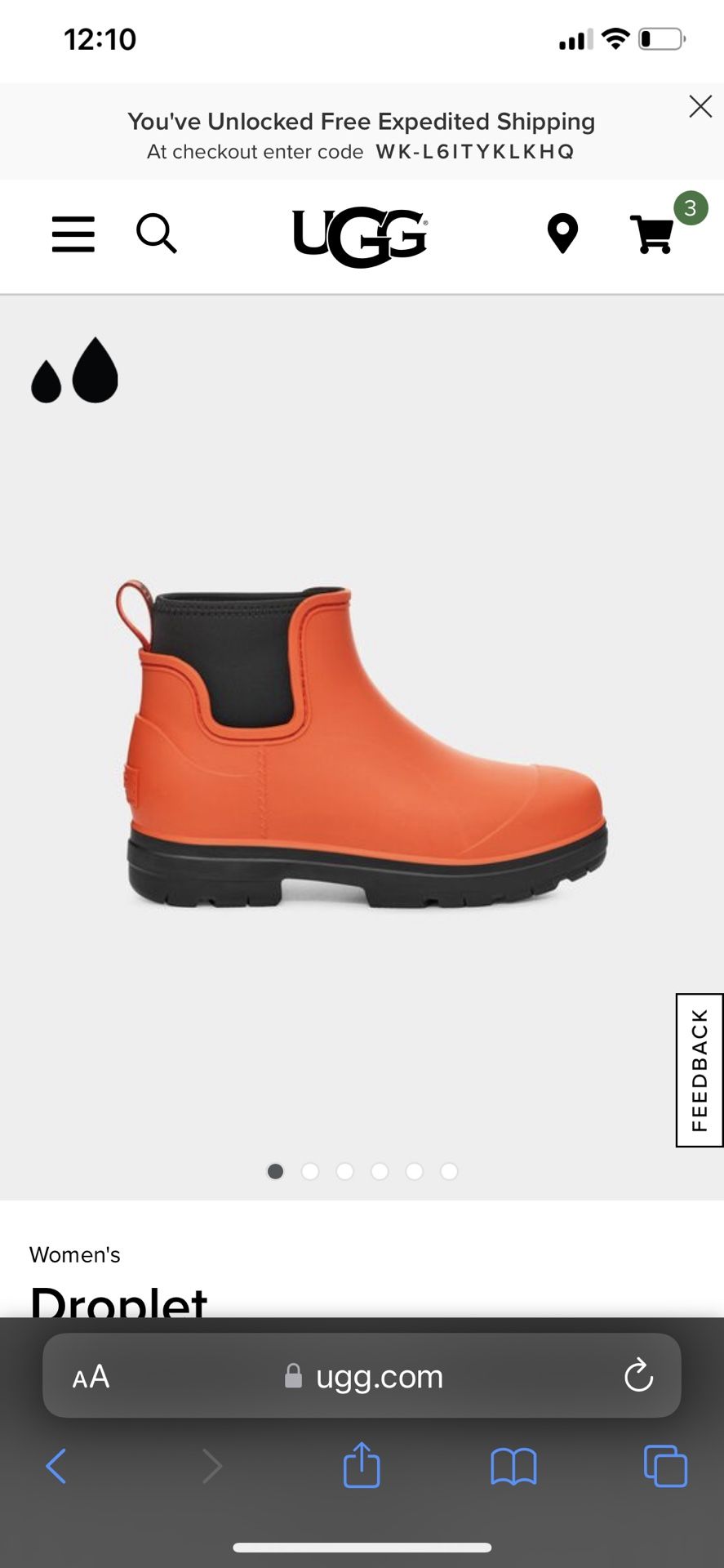 Rain Boots Size 9 Brand New Ugg Boots ππ