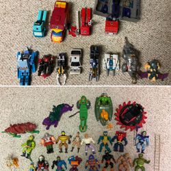 He-Man Masters If The Universe Collection And Transformers Set.