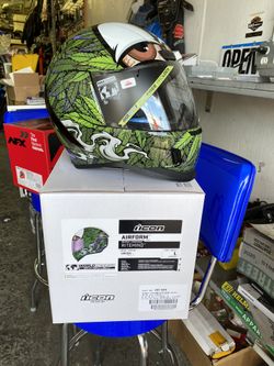 Icon motorcycle helmet