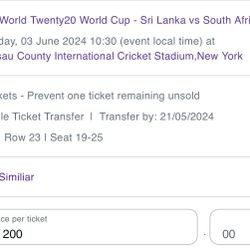 Icc World Cup Tickets 