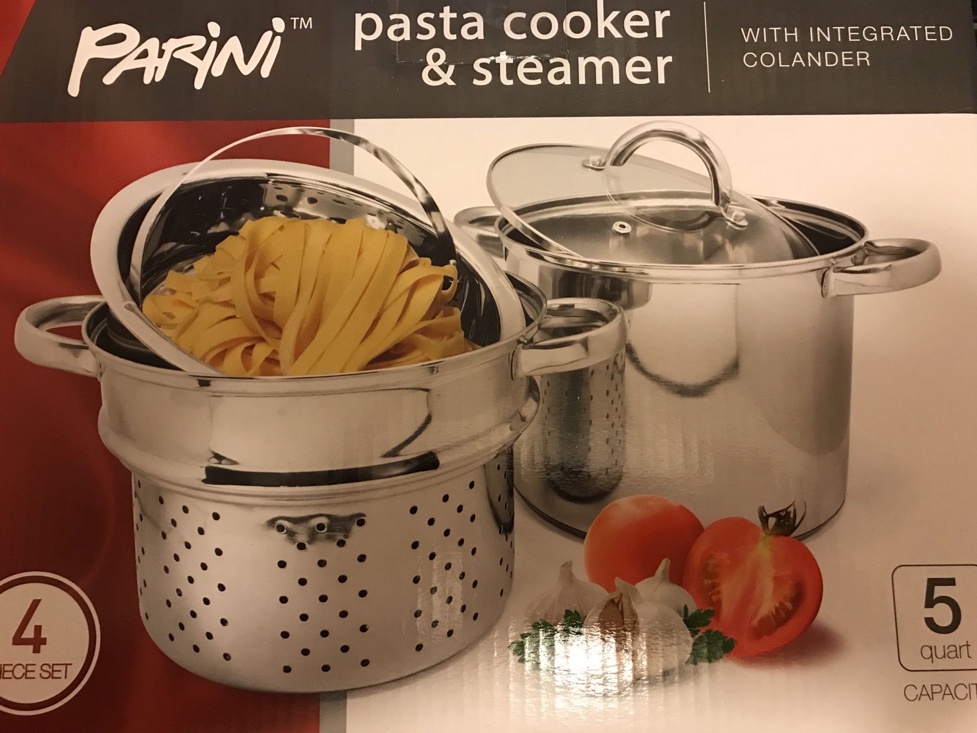 Pasta Cooker and Steamer - 5 Quart