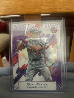 Topps Pristine Gary Carter Number match 8/99 Baseball card