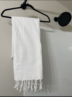White Shower Curtain