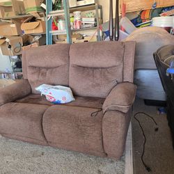 Electric Plush  2 Seater Couch 