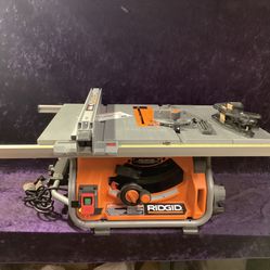 🧰🛠RIDGID 15 Amp 10” Portable Pro Jobsite Table Saw w/Stand LIGHTLY USED/GREAT COND!-$380!🧰🛠