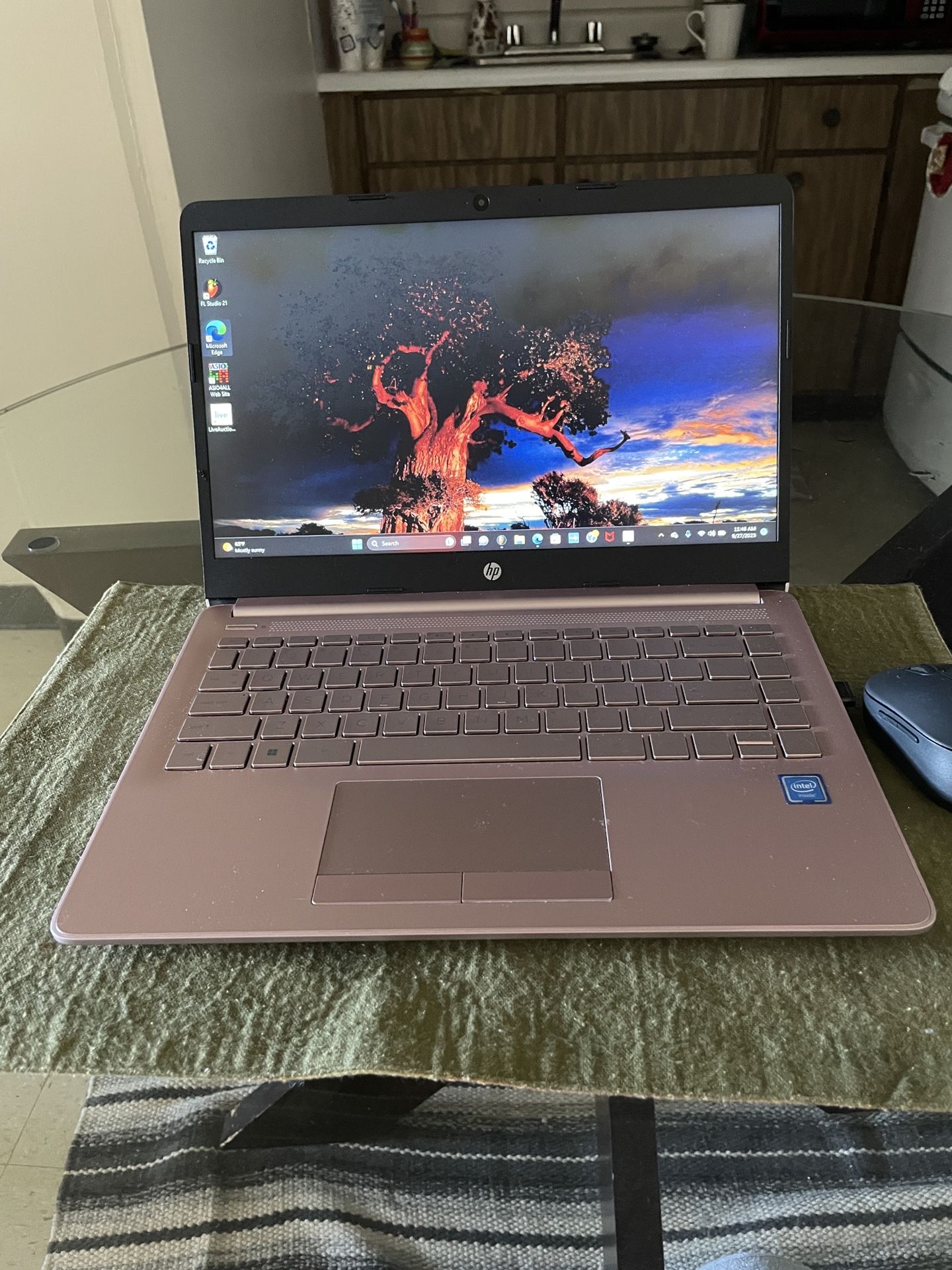 HP Stream 14", Intel Celeron N4020, 4GB RAM, 64GB eMMC, Rose Pink, Windows 10 (S Mode), 14-cb172wm