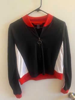 Hot Kiss Quarter-Zip Colorblock Sweatshirt