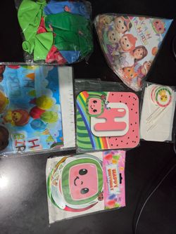 Cocomelon Birthday decor