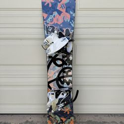 Snowboard with Binding
