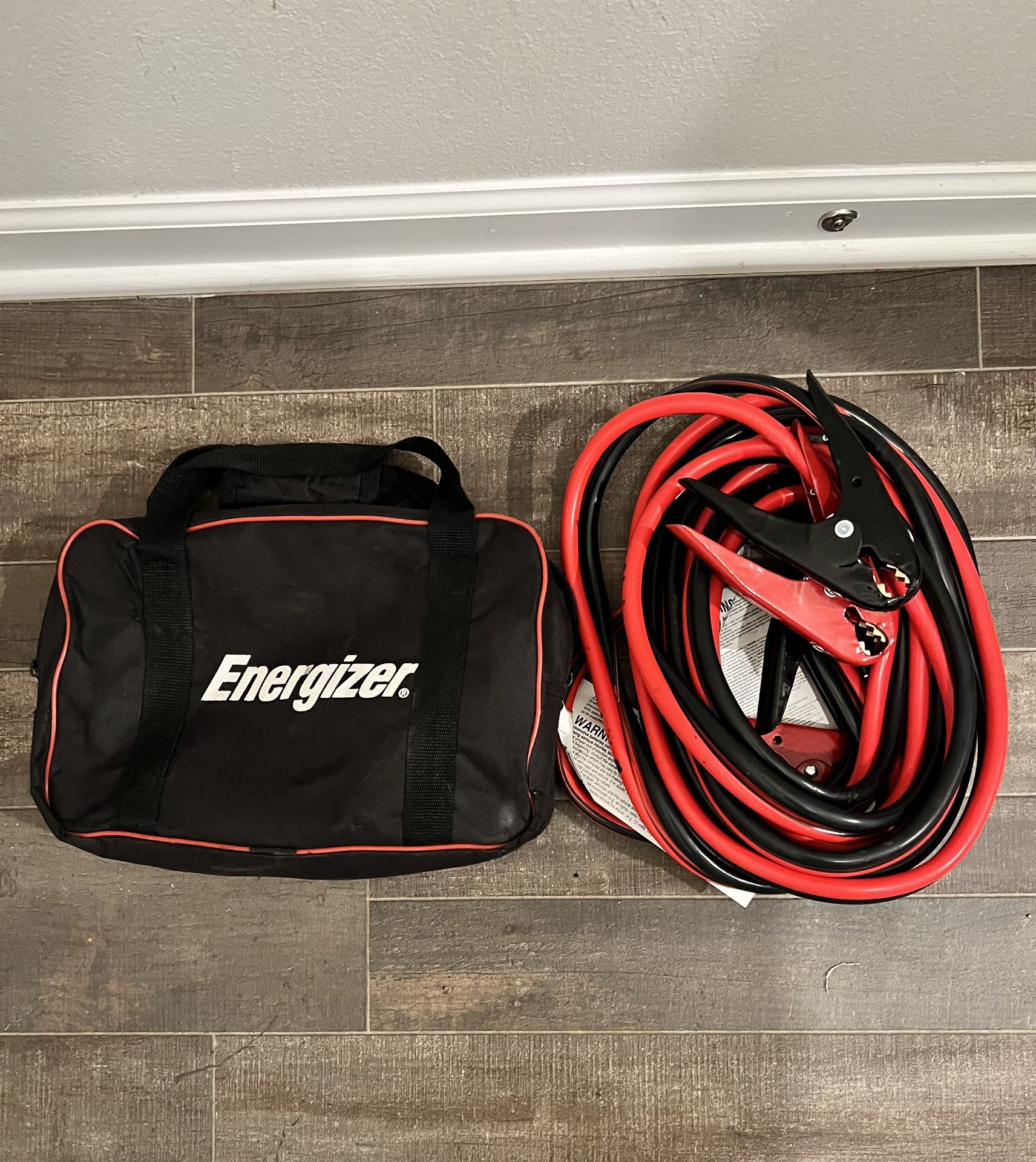 Energizer Car Jump Start Cables w/Carrying Case