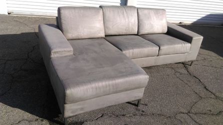 New Microfiber Sectional Couch Free Delivery
