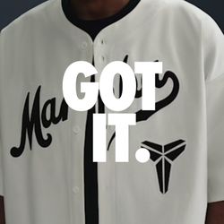 Nike Kobe Bryant Baseball Jersey