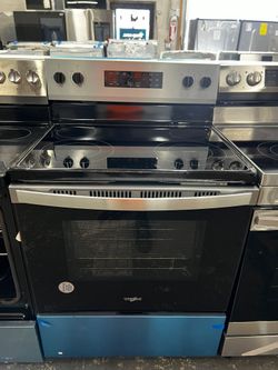 Whirlpool 30in Electric Stove In Stainless Steel 