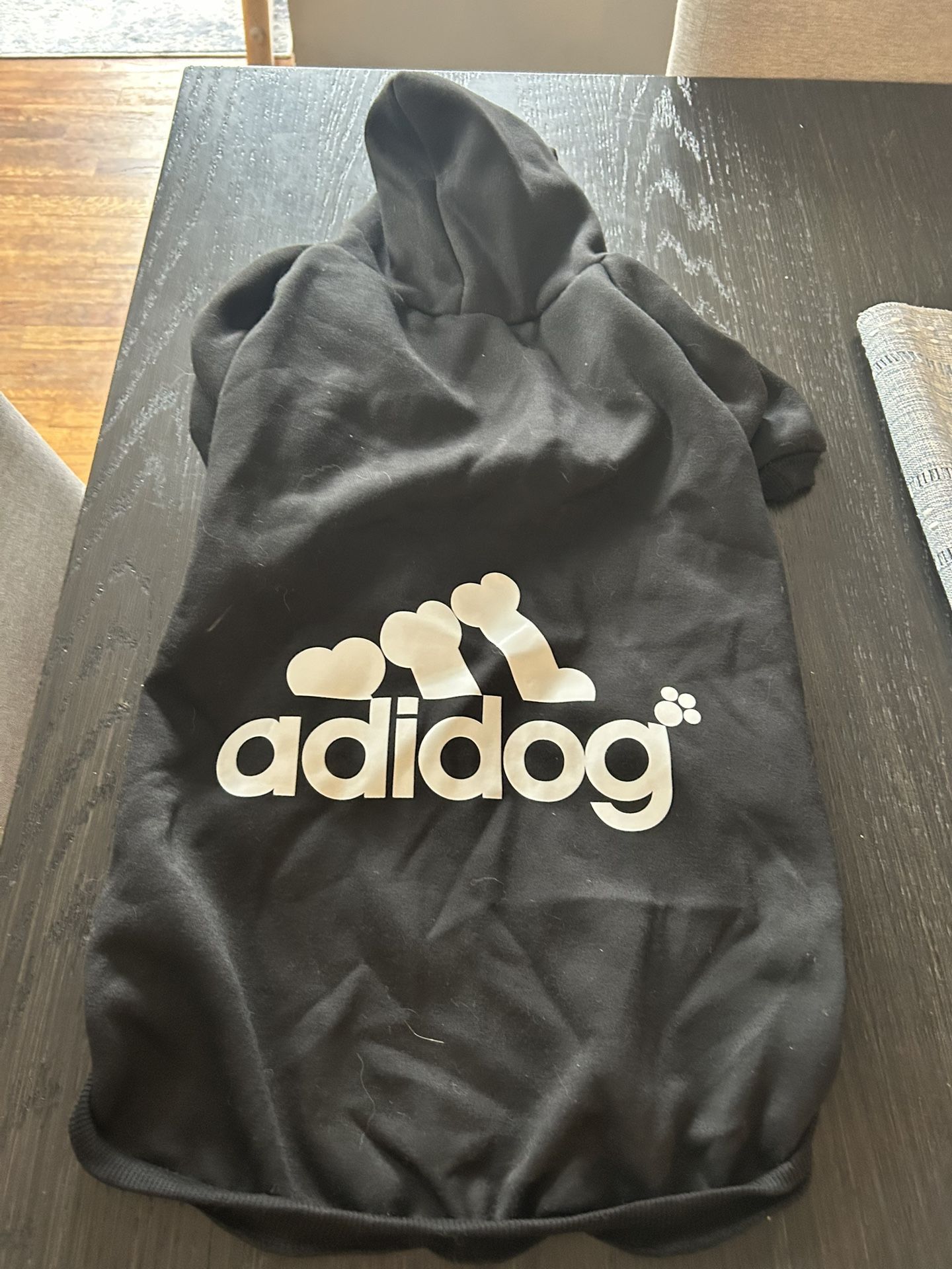 "Adidog" dog sweatshirt size xl