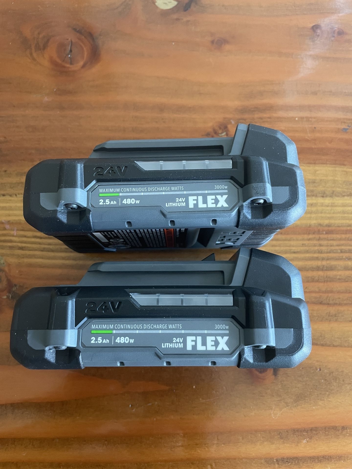 FLEX 24V 2.5Ah Batteries New