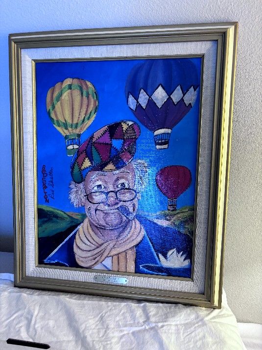 Red Skelton Painting With Two Signatures