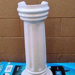 Greek Roman White Pillar Column Designed Sink Pedestal ( read info)
