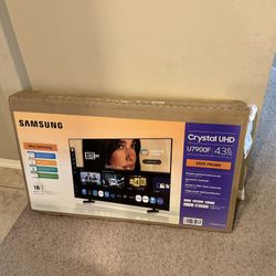 SAMSUNG Crystal UHD 43 Inch TV - Brand New