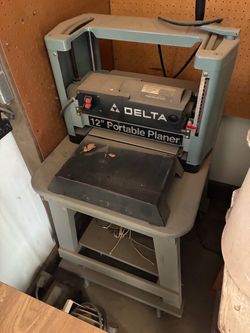 Delta 12 inch planer with stand