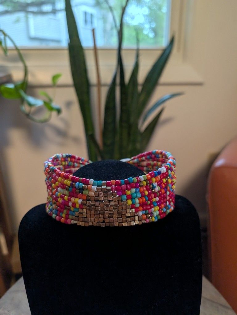 Beautiful Beaded Choker Necklace