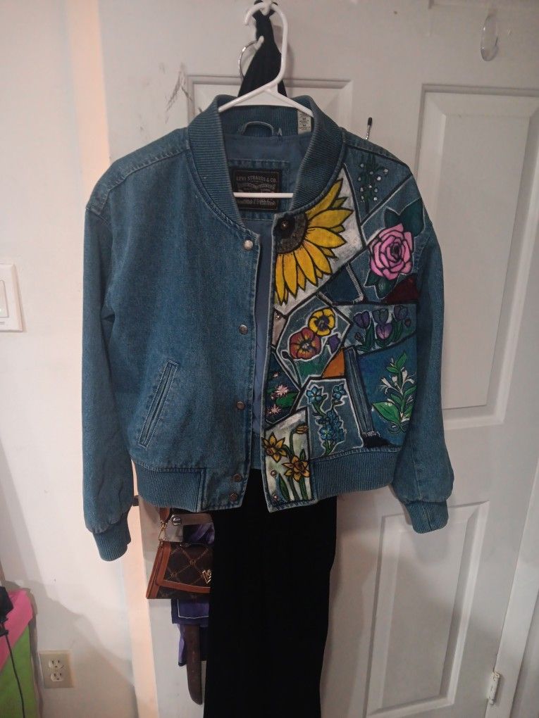 Levi Jacket-Custom Floral