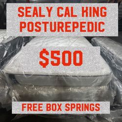 Sealy Cal King Posturepedic Mattresses