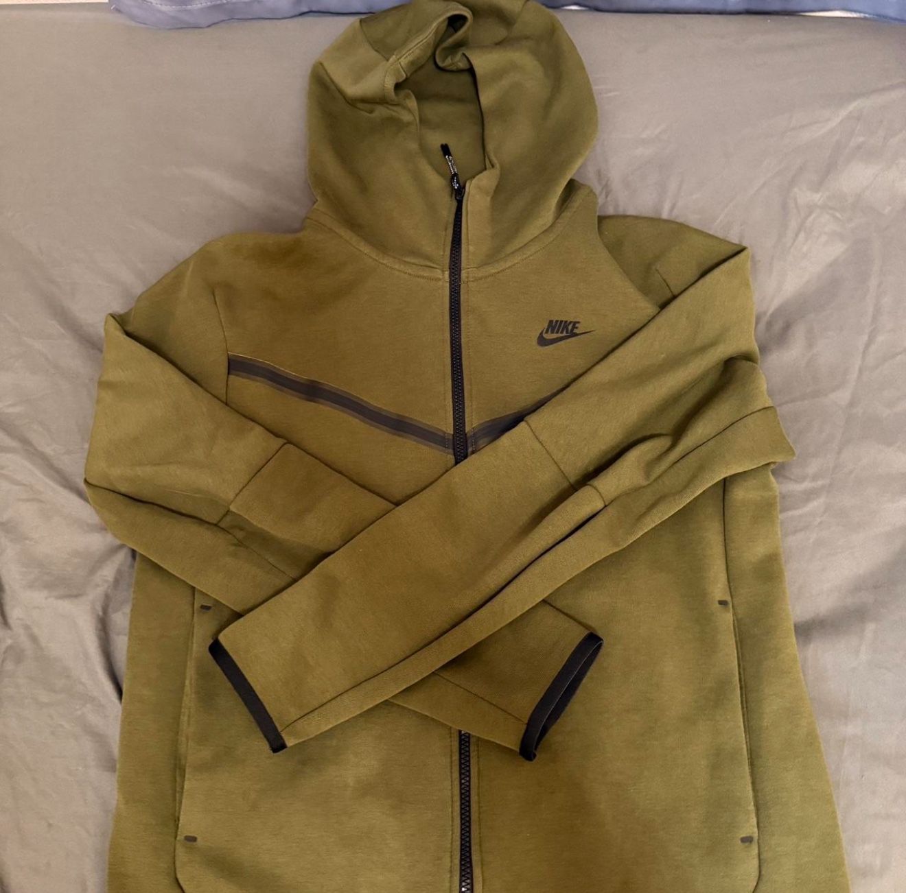 Nike Tech Green Fleece Hoodie