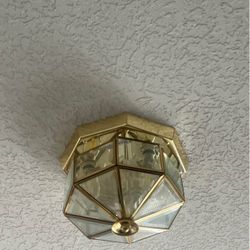 Gold Light Fixtures - $15 each ( i have 4 total)