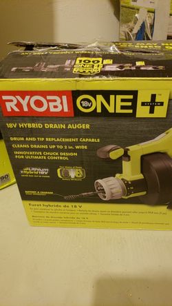 18v hybrid drain auger