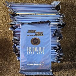 Star Trek The Next Generation CCG 28 Factory Sealed Packs!