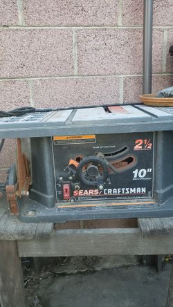Sear Craftsman Saw Table
