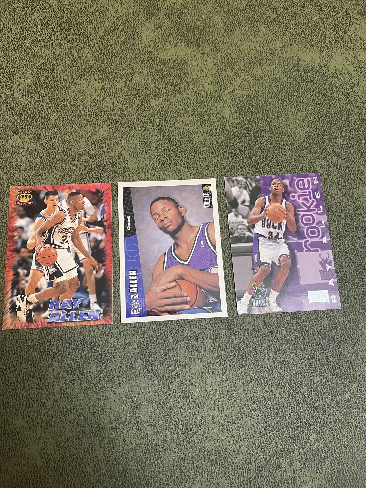 Lot of 3 Ray Allen Rookie Cards