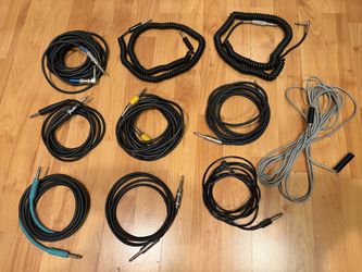 Electric Guitar or Bass Cables - $5 Each